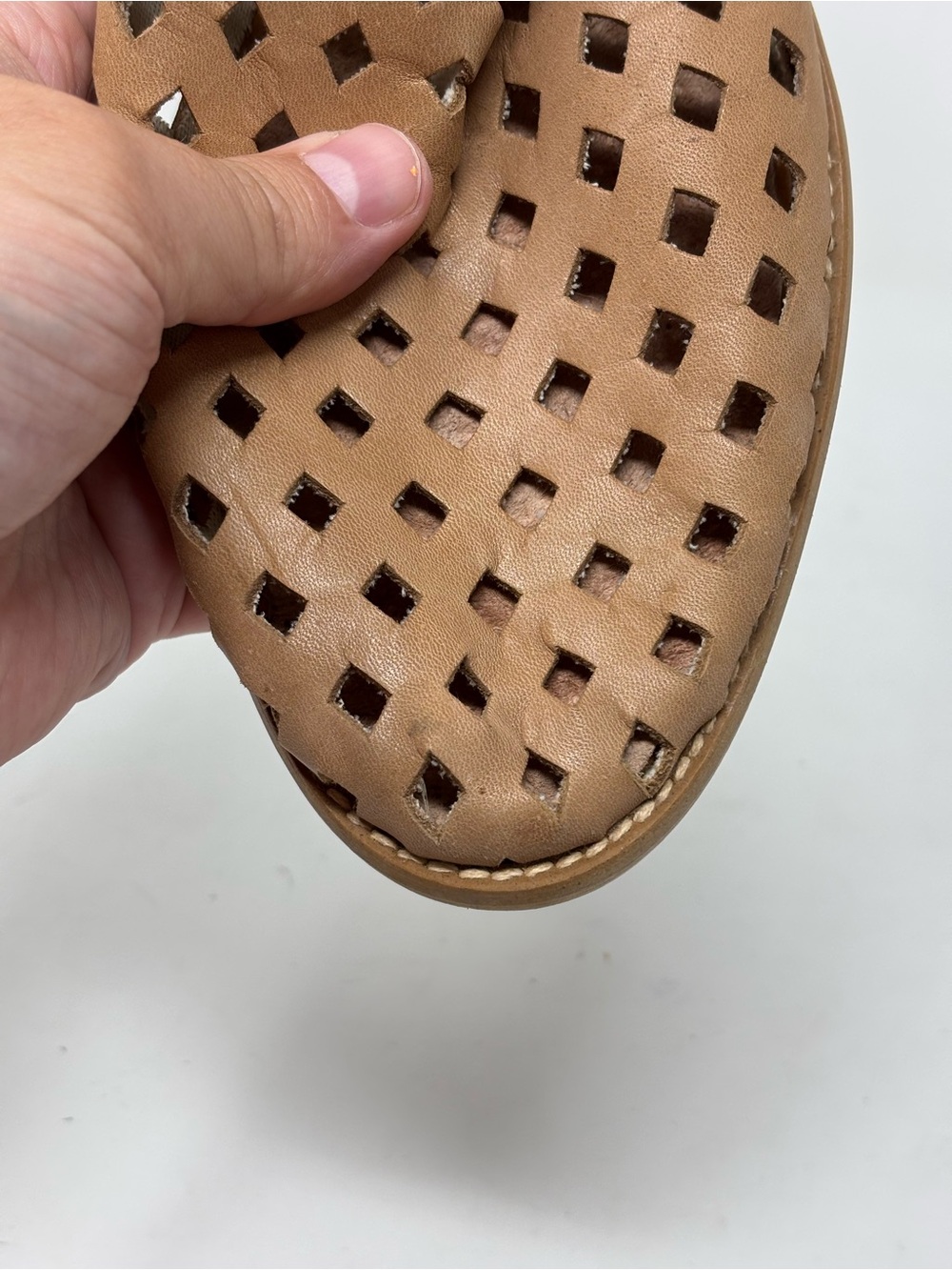 Musse & Cloud leather caila perforated booties size 40 (9-9.5) - Picture 14 of 15